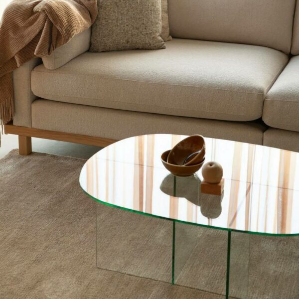 Τραπεζάκι Σαλονιού Linea - Transparent, 80x60x40