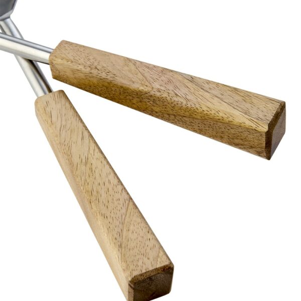 Σετ Σερβιρίσματος Σαλάτας Nico - Natural/Silver, L30xW7 cm