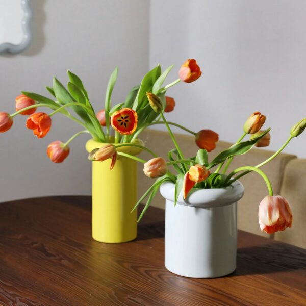 Βάζο Turban Mist - Γκρι, 20xH21