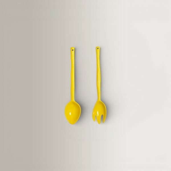 Σετ Σερβιρίσματος Σαλάτς Boavista - Κίτρινο, 27.5x6x2