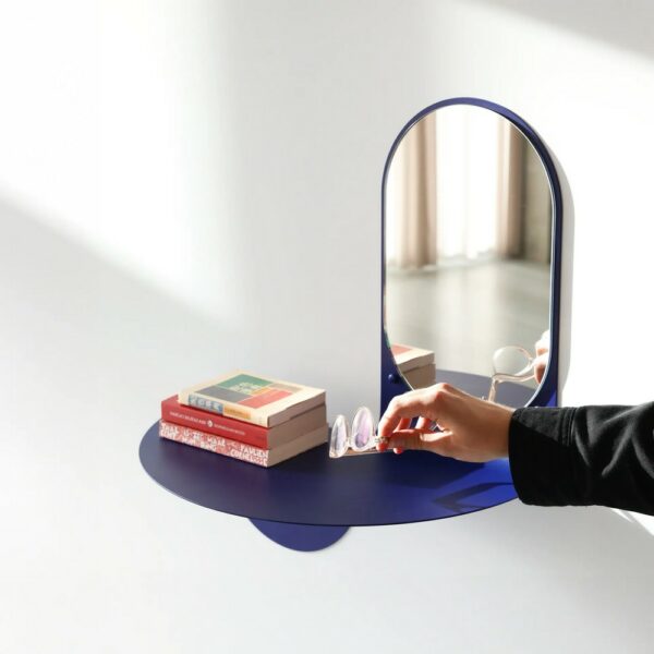 Καθρέπτης Flip - Μπλε, 30.5x53x63