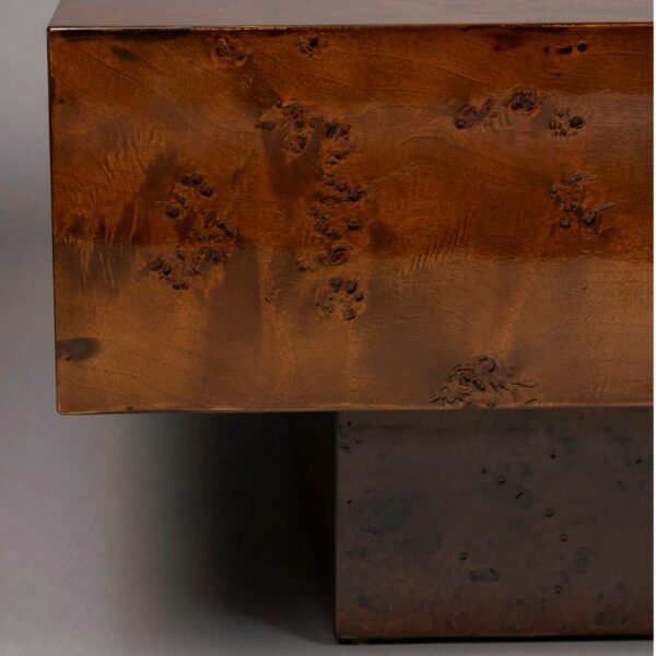 Τραπέζι Σαλονιού Quinn - Walnut, 90x90x40