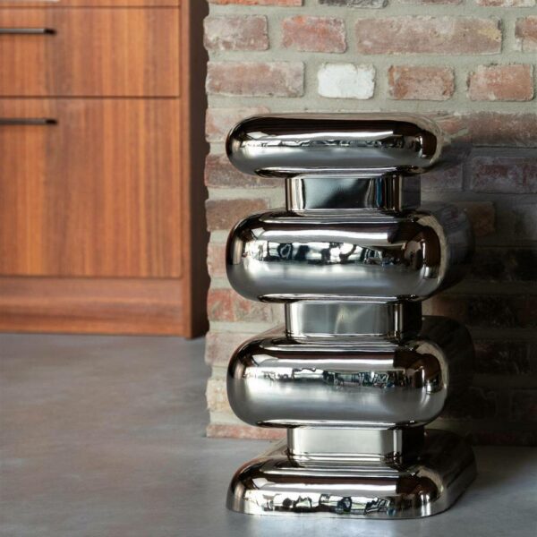 Σκαμπώ Stubby - Chrome, 29x29x49