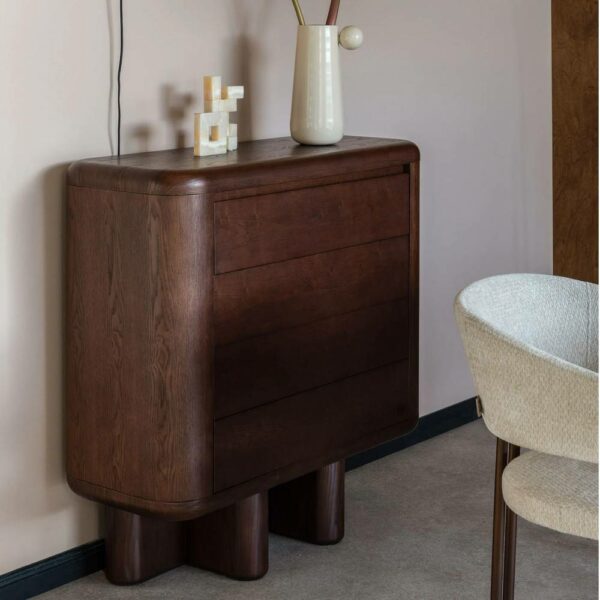 Συρταριέρα Herman - Walnut, 100x40xH98