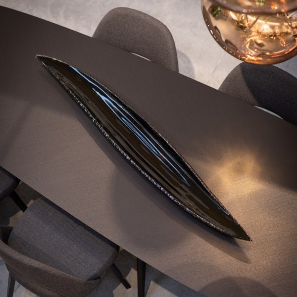 Διακοσμητικό Quiabo - Preto Topo Bronze, 147x20x7