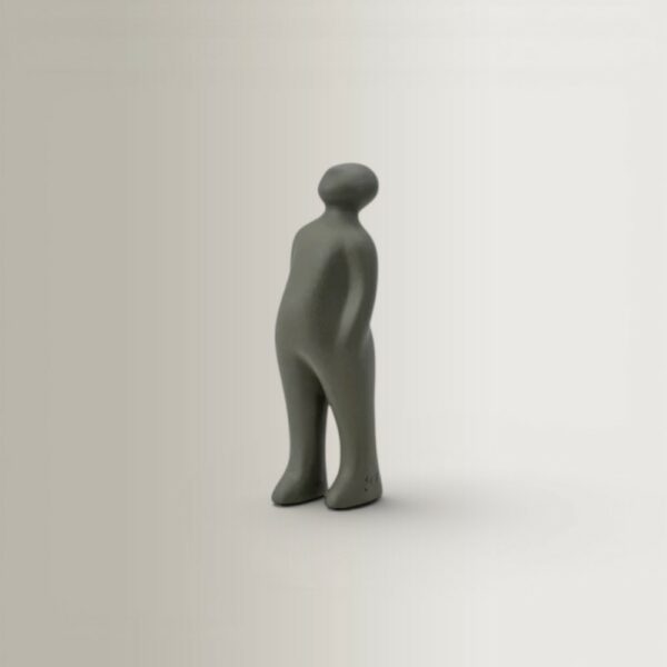 The Visitor Figurine - Verde Olivia, 8x6x24