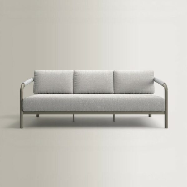 Καναπές Lorvain - Silver, 230x91,5x74