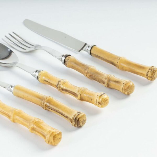 Σετ/5 Μαχαιροπίρουνα Bamboo - Resin