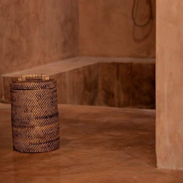 Καλάθι Rattan High - Natural Brown, 20x20x33