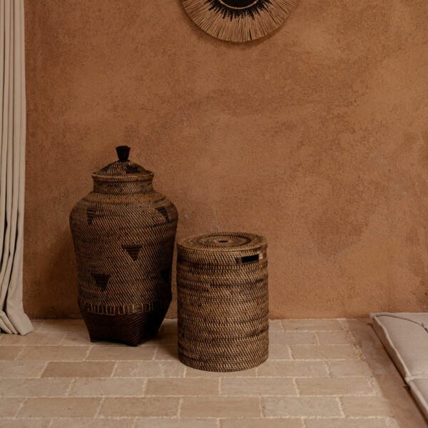 Καλάθι The Laundrila - Natural Brown, 40x40x52