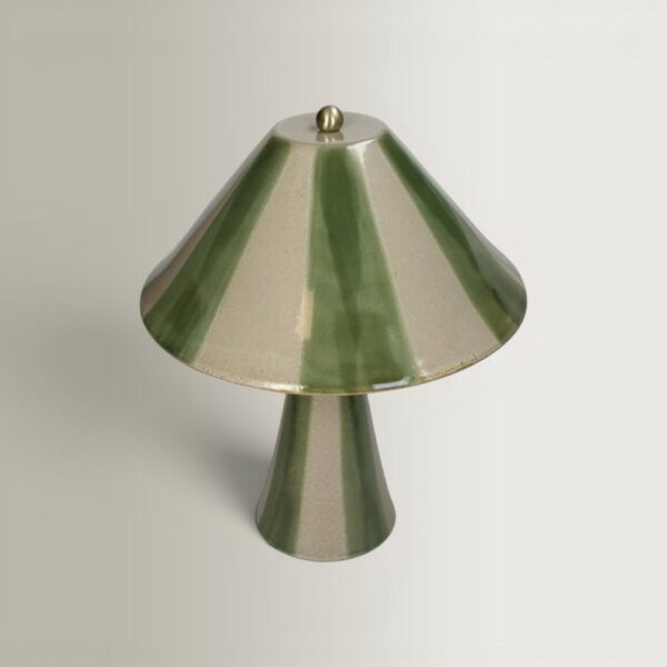 Stripes Table Lamp - Green, 29x29x35