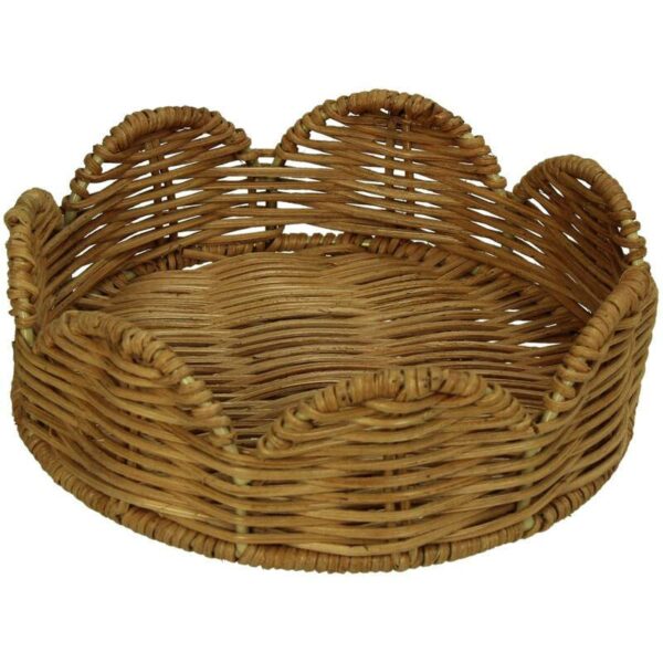 Κηροπήγιο Basket - Rattan Natural, 16x16x21