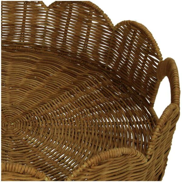 Δίσκος Round - Rattan Natural, 40x40x10