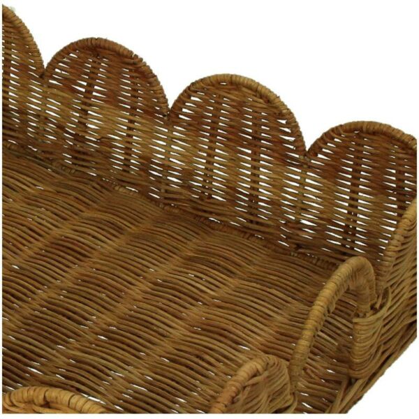 Δίσκος Basket Rectangular - Rattan Natural, 45x30x10