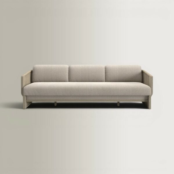 Elythia Sofa - Ash, 237x88.5x67.5