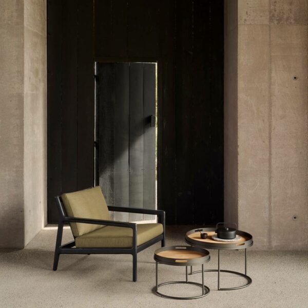 Σετ/2 Τραπεζάκια Outdoor Tray - Dark Bronze, 62x62x38