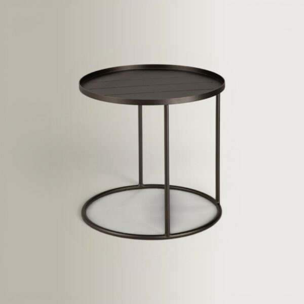 Outdoor Tray Table - Dark Bronze, 49x49x47