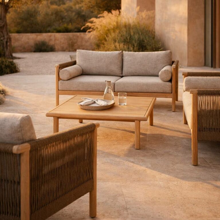 Σετ Καναπές + Τραπεζάκι Oasis - Μπεζ,