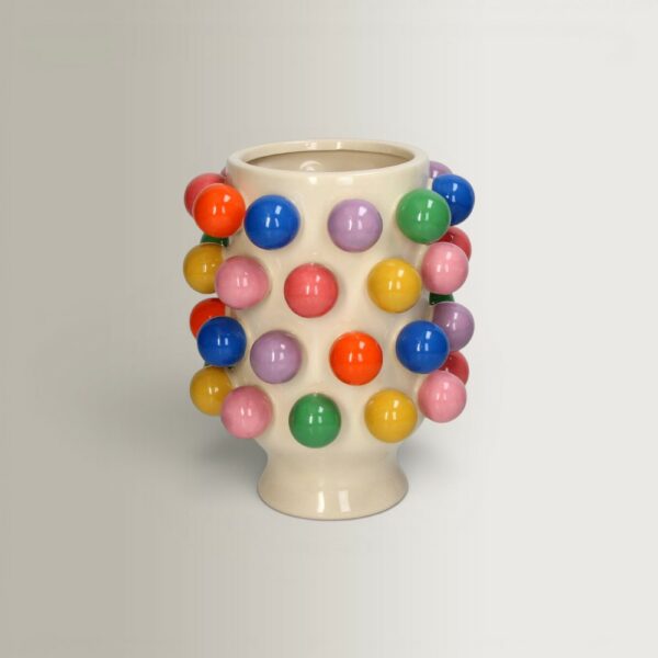 Balls Vase - Multi, 18.7x18.7x24