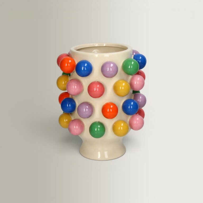 Βάζο Balls - Multi, 18,7x18,7x24