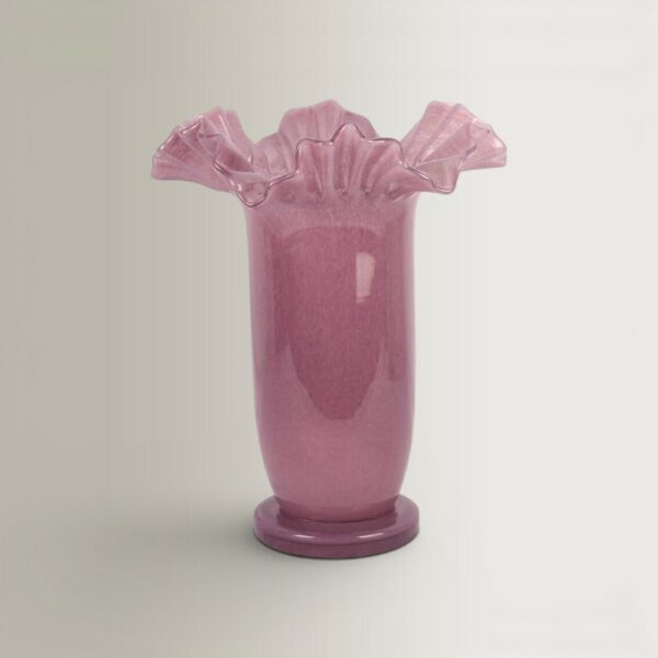 Mauve Vase - Glass, 6.5x26.5x35