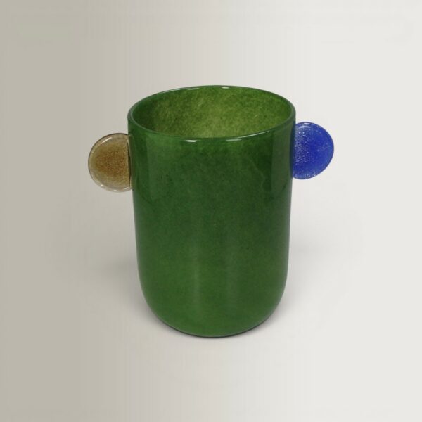 Green Vase - Glass, 25x16x23