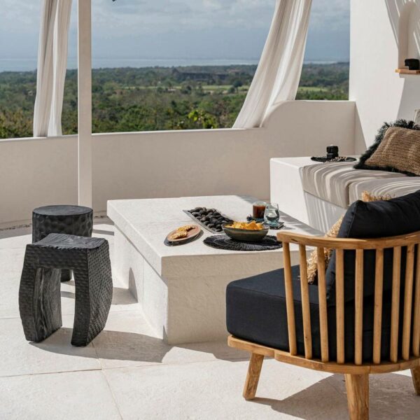 Σκαμπώ The Montano - Μαύρο, 38x38x47