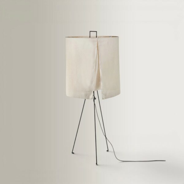 Nomad Floor Lamp - Black/Beige, 60.5x60.5x148.5