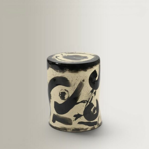 Sophia Pawn Side Table - Black, 27x27x34