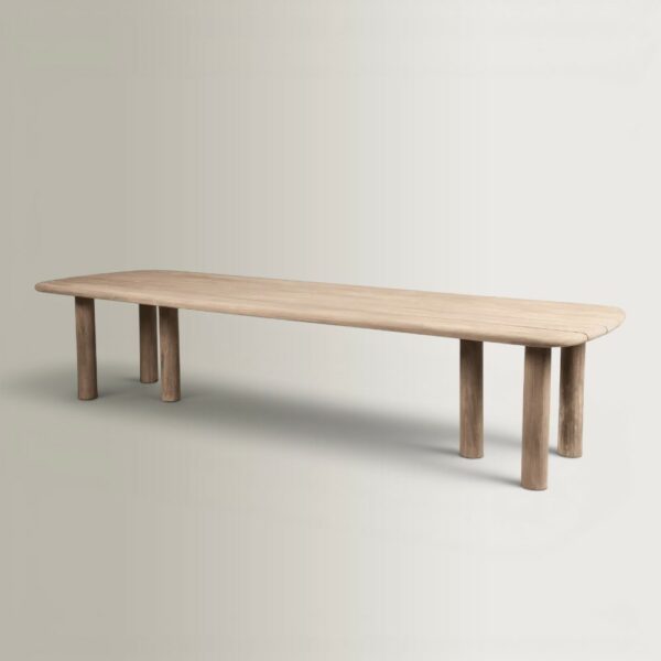 Carlo Table - Natural Teak Grey, 350x114x75