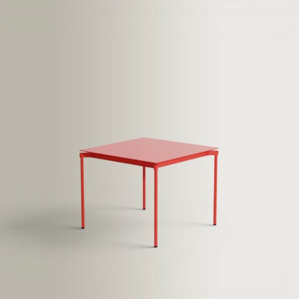 Τραπέζι Fromme - Red, 70x70x73