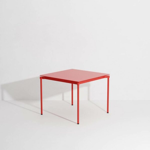Τραπέζι Fromme - Red, 70x70x73