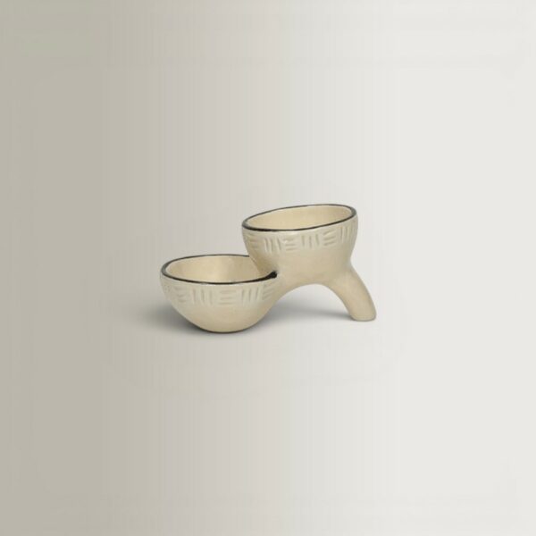 Meet The Kuti's Bowl - Ivory, 12.5x7.5x7