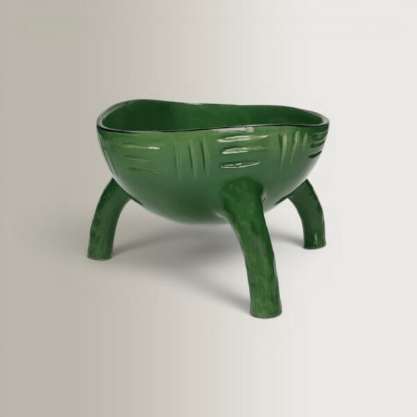Meet The Kuti's Platter - Dark Green, 27.5x23x18