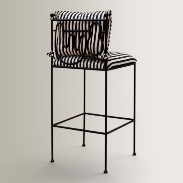 Palm Springs Bar Stool - Striped