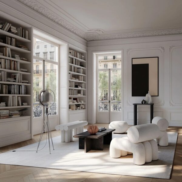 Φωτιστικό Δαπέδου Pearl - Chrome, H140