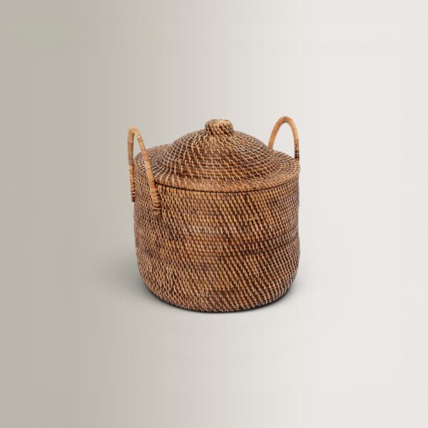 The Colonial Basket - Rattan, 40x40x39