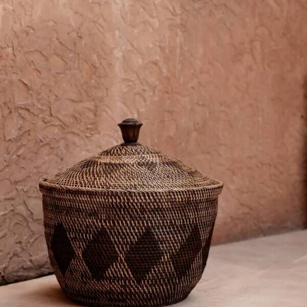 Καλάθι The Storage Crown - Rattan, 55x55x52