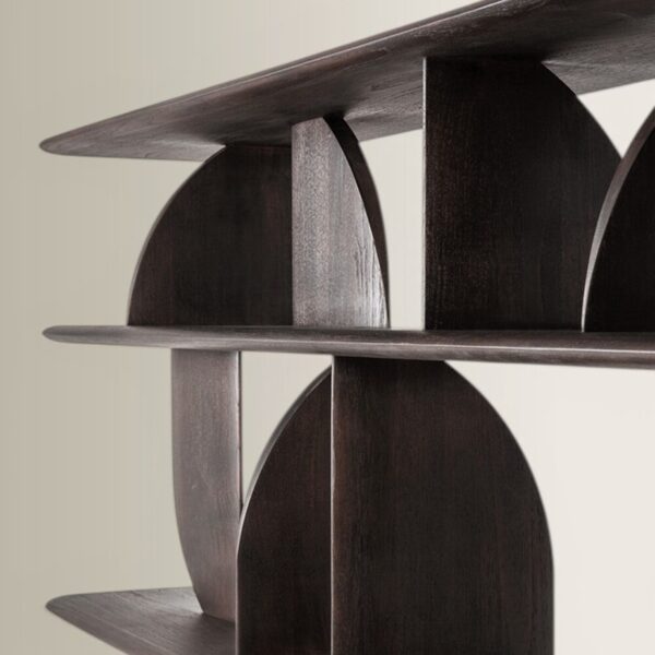Ραφιέρα Geometric - Dark Brown