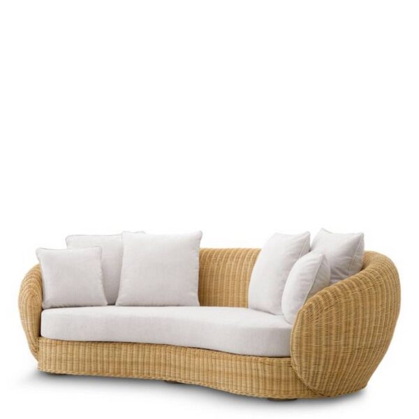 Καναπές Rafael Sentier - Rattan/ Cream
