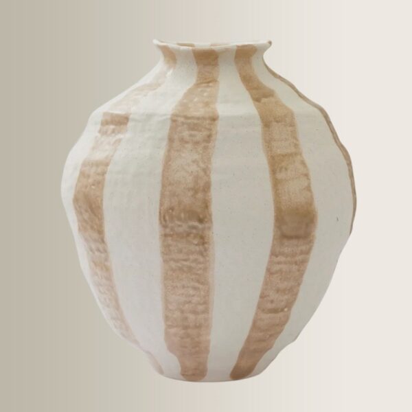 Raia XL Striped Vase