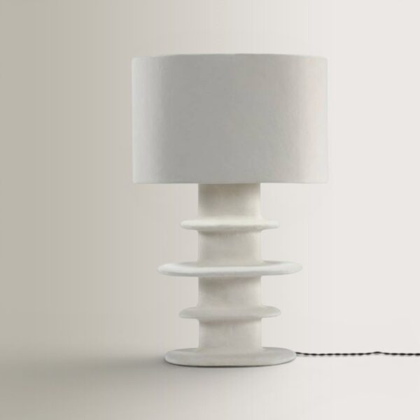 Earth Table Lamp - White, 45x31.5x69