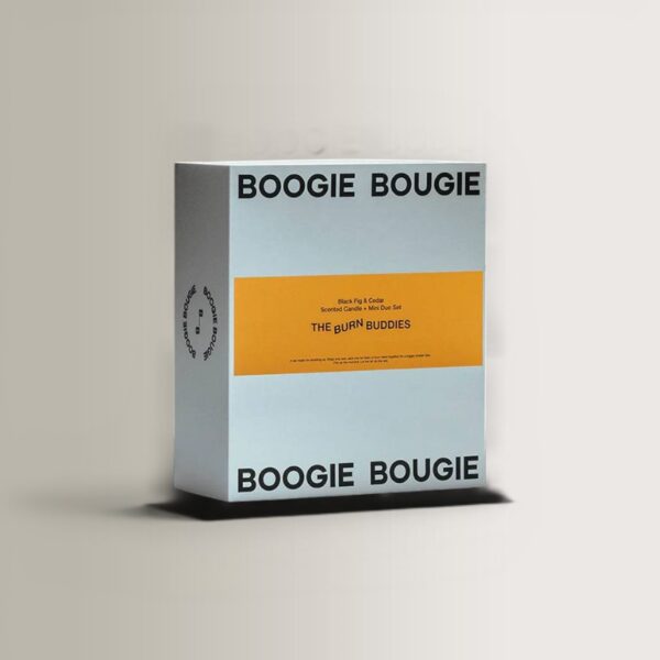 Σετ Αρωματικών Κεριών The Burn Buddies - Black Fig 250g & Cedar 100g