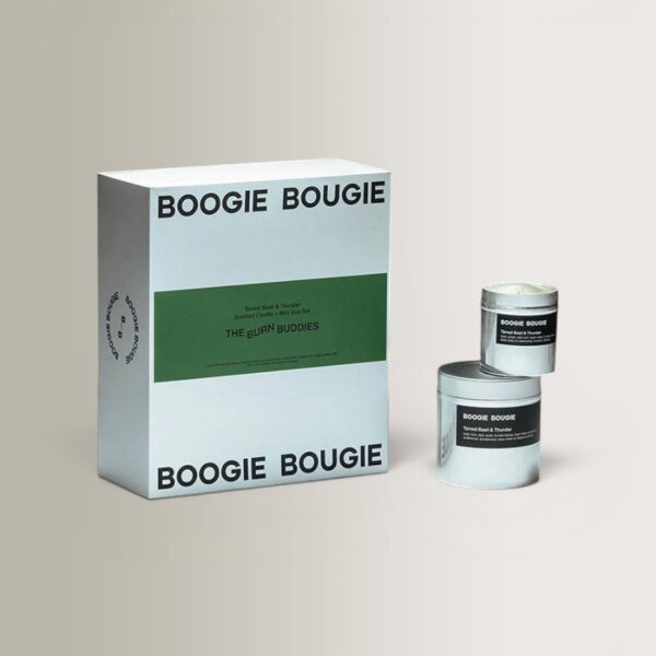 Σετ/ 2 Αρωμ. Κεριών The Burn Buddies - Tamed Basil 250g & Trunder 100g