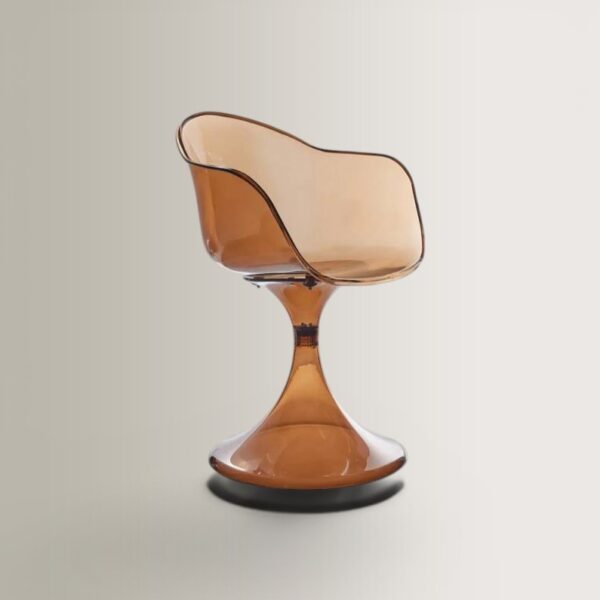 Gloss Chair - Brown, 58.5x50.5x79.3