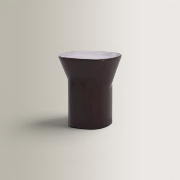 Egadi High Stool - Chocolate, 37x41x46