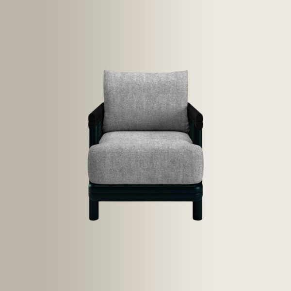 Alvo Aluminum Armchair - 92.5x100x62