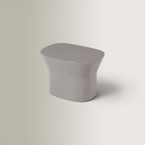 Egadi Low Stool - Stone, 33x50x33