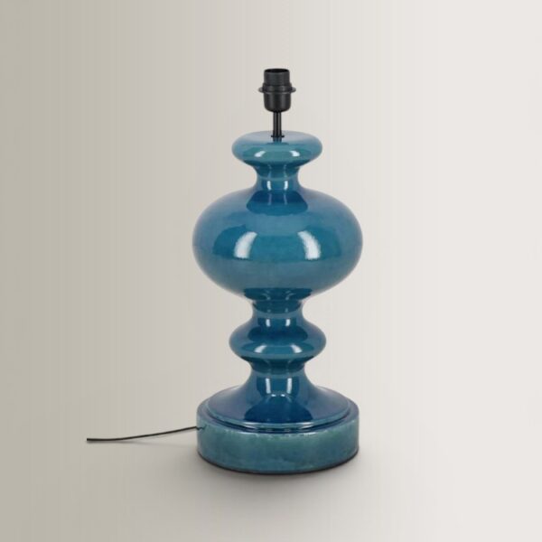 Cardosas Ceramic Lamp Base - Blue, Ø24x48
