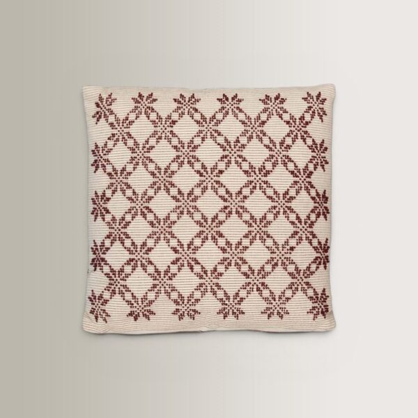 Carlota Pillow - Burgundy, 60x60